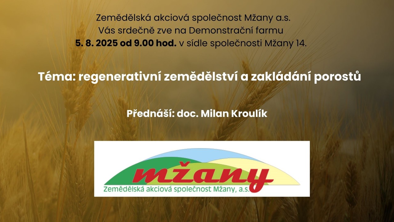 Demonstrační farma 5.8.2025