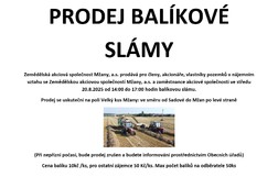 Prodej balíkové slámy