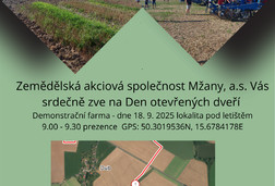 Demonstrační farma 18.9.2025